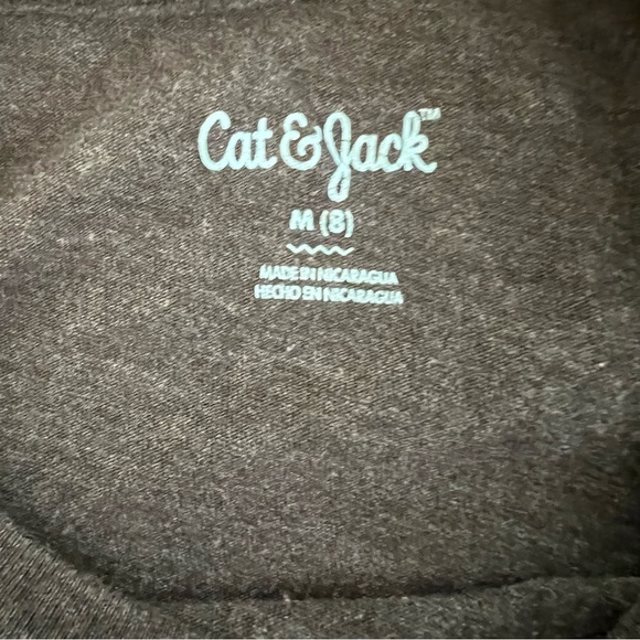 🔴 $5 Sale Cat & Jack Batman Graphic Short Sleeve Boy Med GUC - Picture 2 of 2